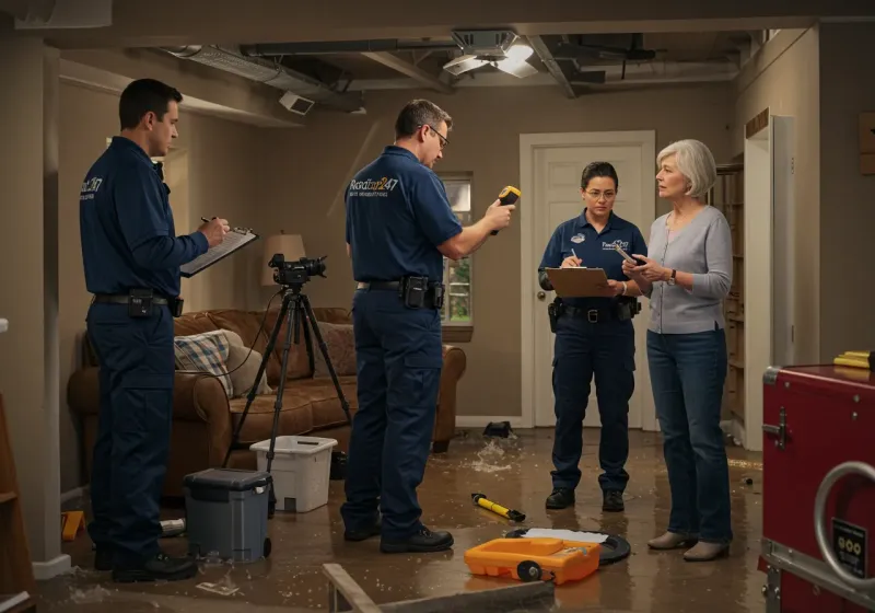 Water Damage Assessment and Insurance Documentation process in New Albany, IN